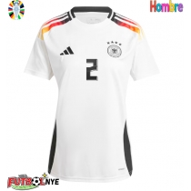 Camiseta Alemania Antonio Rudiger #2 Primera Equipación Eurocopa 2024 manga corta